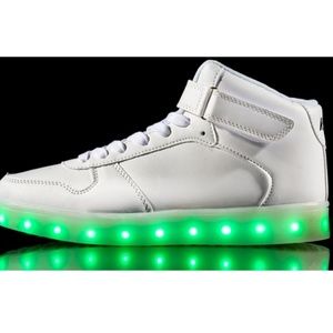 Neon Kyx high top light up shoes